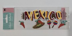 Jolee’s Mexico Travel Vacation Scrapbooking Title Stickers
