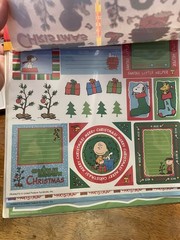 Peanuts EK Success Christmas Holiday Page Kit 8.5″x8.5″ 94 pieces