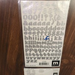 MAKING MEMORIES Creative Letters Alphabet LETTERS~Lot of 4 Pkg Dot Chunky Funky