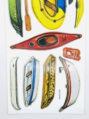 retired 2000 NotSoCute Boat Stickers 5.5×12 inch Canoe Raft Motorboat Kayak