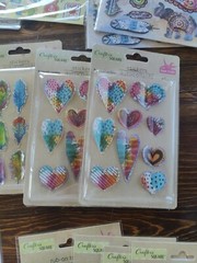 HUGE LOT of Stickers, Iron On, transfers Craft Lot w/12″x9″ Zippered storage bag