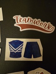 Creative Memories Mrs. Grossman’s Cheerleader Cheerleading Scrapbook Stickers