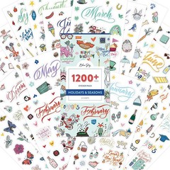 Blue Sky Holidays & Seasons 1200+ Sticker Pack, 4.49”