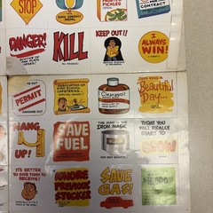 Scholastic Stickers – Vintage 1980 As Is Damage On A Few Stickers