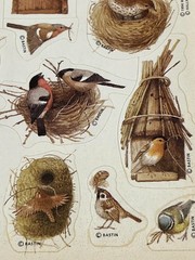 Marjolein Bastin Stickers Sheets Bird Nests Birdhouses 1994 Vintage Hallmark