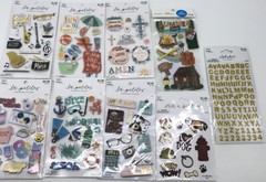 The Paper Studio -La Petites’ Scrapbook Stickers 3D Lot of 9