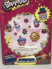 Shopkins Tasty Treats Variety Sticker Fun Pack 100+ Stickers & Coloring Pages