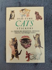Lot of 2 Dover Sticker Books Unused 1991 Old-Time Cats 1996 Old Time Pets