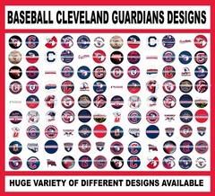100 Precut BASEBALL GUARDIANS TEAM BOTTLE CAP CHARM TRAY IMAGES 1 in MLB DESIGNS