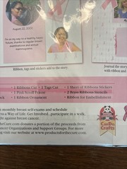 Pink Ribbon Journal Scrapbook Bundle Planner Kit Ribbon Paper