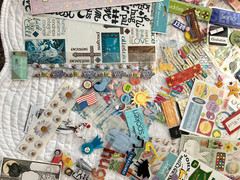 Partially Used Jolee’s, K & Company & More Stickers & Cardstock. PLEASE READ