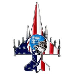 United States Air Force Challenge Coin F16 Military Coin for Airman