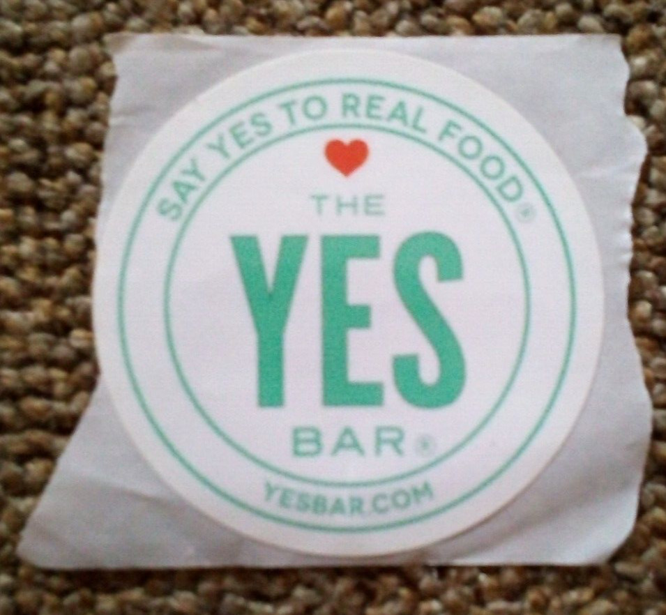 Vintage 2010s The Yes Bar Logo Circle Sticker – Say Yes To Real Food