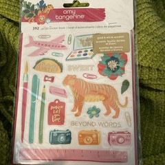 Amy Tangerine-7 Item Huge Lot-paper, Stickers, Ephemera