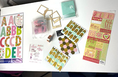 Small Lot Craft And Scrapbooking Embellishments and Stickers Mixed Lot 3D