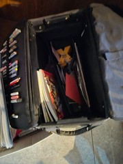 scrapbook supplies mostly new, some used. Punched, die cutting tools, stamps