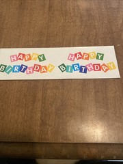Mrs. Grossman’s Multicolor Happy Birthday Stickers Scrapbooking Occasions