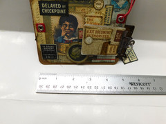 Junk Journal Add-Ons Handmade Tags Card Envelope File Clipboard Ephemera Set 7