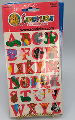 5 packs VTG Sandylion Stickers Warner Bros Looney Tunes Rugrats Scooby Sealed
