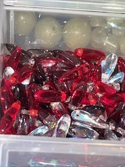 Craft Mates Embellishments Beads 8 Lockables Organizers Junk Journal Craft Lot