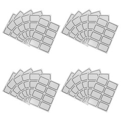 40 Sheets Transparency Stickers Self-adhesive Clear for Packaging Label