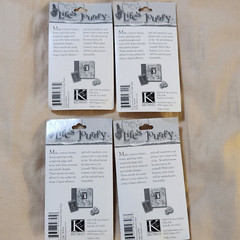 NEW Lot 4 Lifes Journey Metal Tacks Nickel Brass Button Masculine Contemporary-A