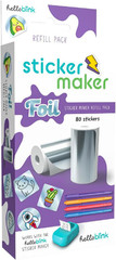 Sticker Maker Refill Pack – 10 Rolls: 5 Round, 5 Square – Makes 400 Custom Stick