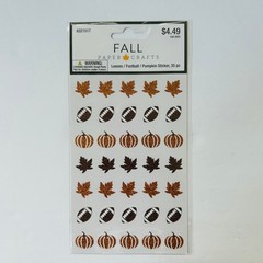 HOBBY LOBBY Paper Crafts Fall Themed Sticker Packs PUMPKINS +MORE 155 pieces