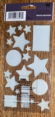 Sticko Puffy STARS Shapes Pattern Designs School Reward Card Scrapbook Stickers