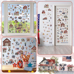 12 Sheets 4Th of July Rub on Transfers for Crafts and Furniture Patriotic Transf