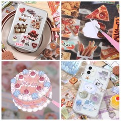 Japanese Sticker Book – Kawaii Food Stickers 60 Sheets: Cute Sushi, Donuts, F…