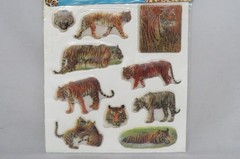 Imperial 1993: African Wild Animal Preserve Park – Tiger Puffy Stick-Ons (NEW)