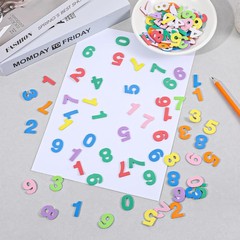 260PCS Numbers Foam Stickers, Letter Stickers for Crafts
