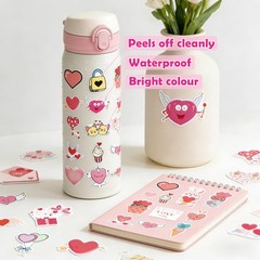 48 Pack Valentines Day Cards for Kids School with 200PCS Valentines Stickers,…