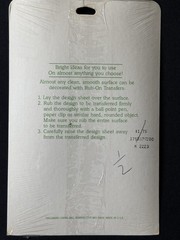 Vintage 1981 Hallmark Rub-On Transfers Victorian-Style Rose Theme