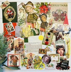 VTG Christmas Ephemera Junk Journaling Victorian Elf Fairy Crafting Pack 70 Pcs