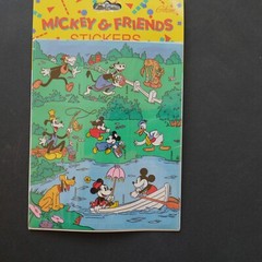 Vintage Mickey & Friends STICKERS 2 packs Gibson Horace Mickey Goofy Daisy