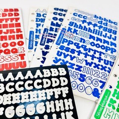 Vintage Stickopotamus Alphabet Stickers Lot 70 Y2K Scrapbook Binder Pebbles