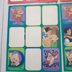Disney World Mickey Souvenir Sticker-13 and Aladdin Snow White Stickers-4 Sheets