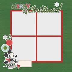 Simple Stories – Say Cheese Classic Mouse Christmas – Page Pieces, 25214