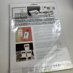 CRICUT PRINTABLE STICKER PAPER 8.5X11 1/2″ for Cricut Explore 12 Sheets New