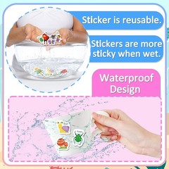Reusable Sticker Books, Waterproof Stickers, Travel Essentials with Insect Theme