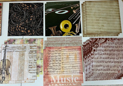 School, Sports, & Music Scrapbook Crafting Kit – Paper, Die Cuts, Stickers