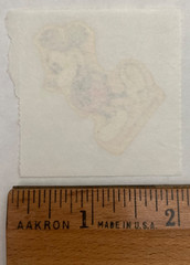 Vintage Disney Mickey Mouse Sticker 1 3/4” x 1”