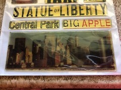 New York City Epoxy Stickers Ground Zero Liberty Empire Park Broadway Scrapbook
