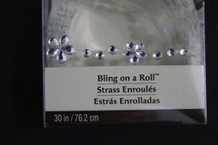 Bling on a Roll Sticker Embellishments Rhinestone Sparkle Lot of 3 Recollections
