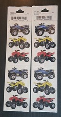 VTG FMI Frances Meyer Sticker Sheets 877 4-wheelers Quads Lot Of 2