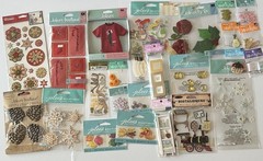 LOT #399 – LOT OF 25 JOLEE’S ONLY 3D STICKERS & EMBELLISHMENTS