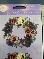 Vintage Stickers Flowers & Cats 17 Packets Multiple Sheets Per Pack New