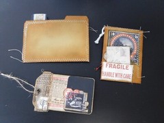 Junk Journal Add On OOAK File Envelope Note Pad Ephemera Tags Choice Of Set